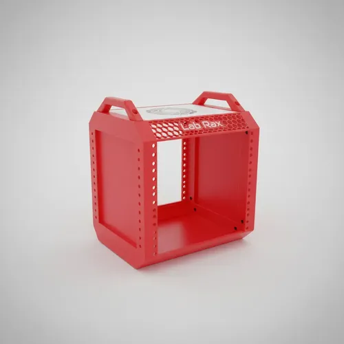 Lab Rax 10 Server Rack 5u Para Para Mini Pc Vermelho